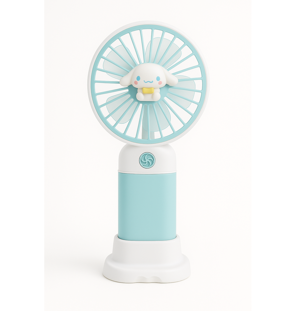 Portable Mini Hand Fan- USB Rechargeable, Silent Operation, Personal Cooling for Travel, Office & Home"
