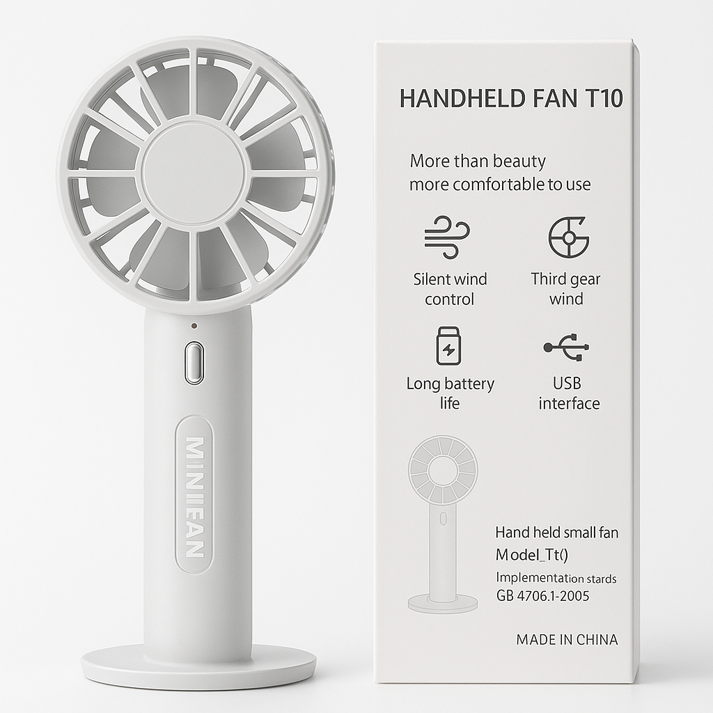 MINI-FAN T10 – Portable Handheld Fan