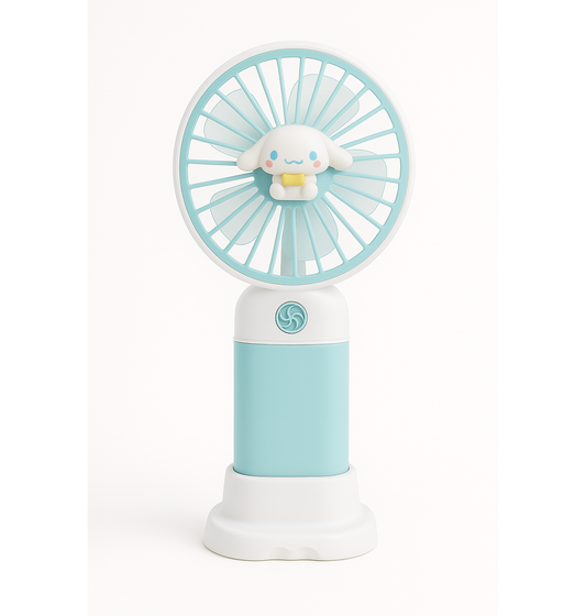 Portable Mini Hand Fan- USB Rechargeable, Silent Operation, Personal Cooling for Travel, Office & Home"